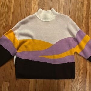 H&M mock neck sweater size small